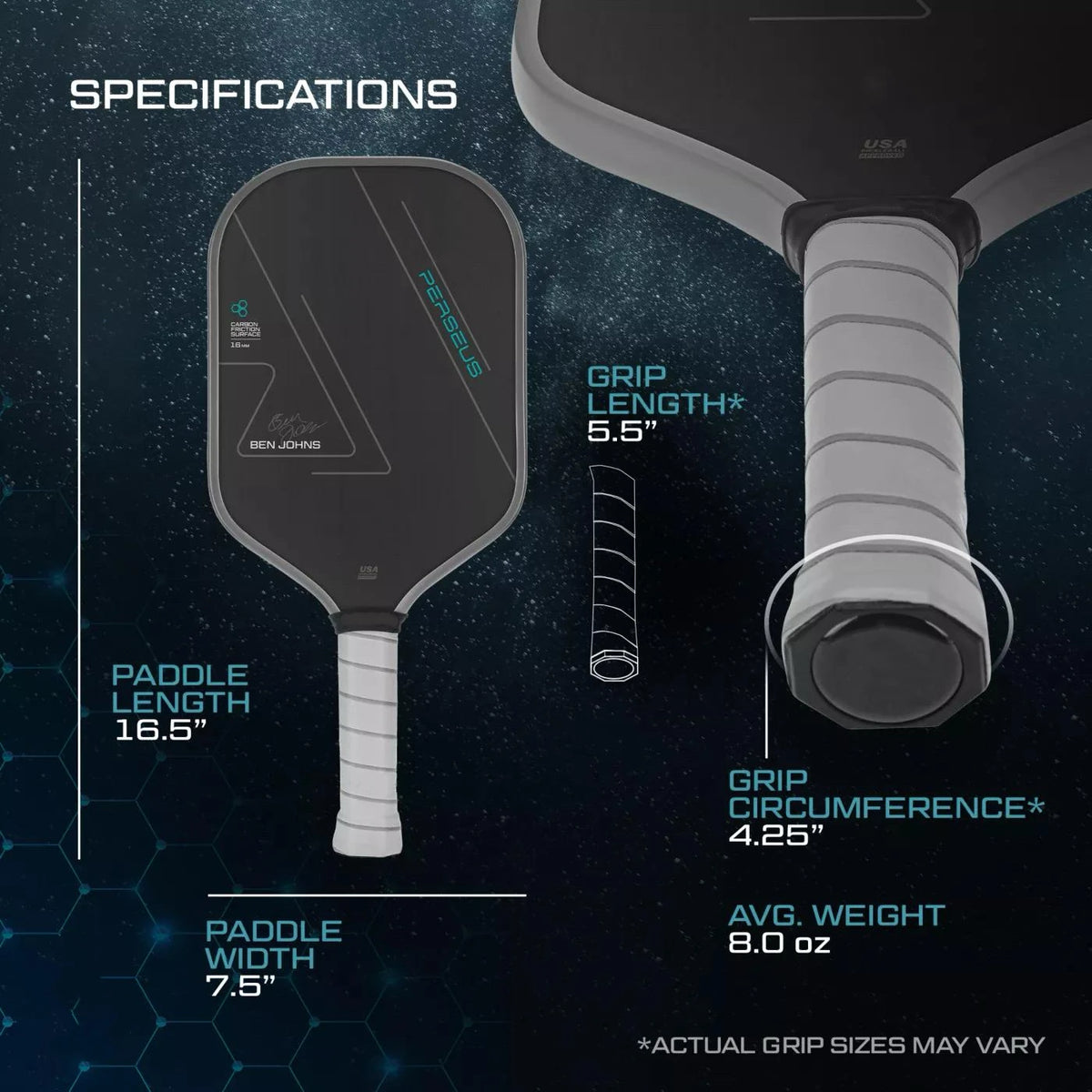 T700 Carbon Fiber Pickleball Paddle with Polymer Honeycomb Core
