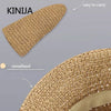 Handwoven Straw Sun Hat with Wide Brim