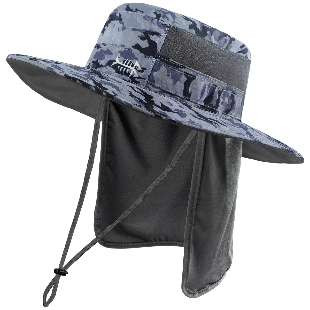 UPF 50+ Sun Protection Bucket Hat with Detachable Neck Flap