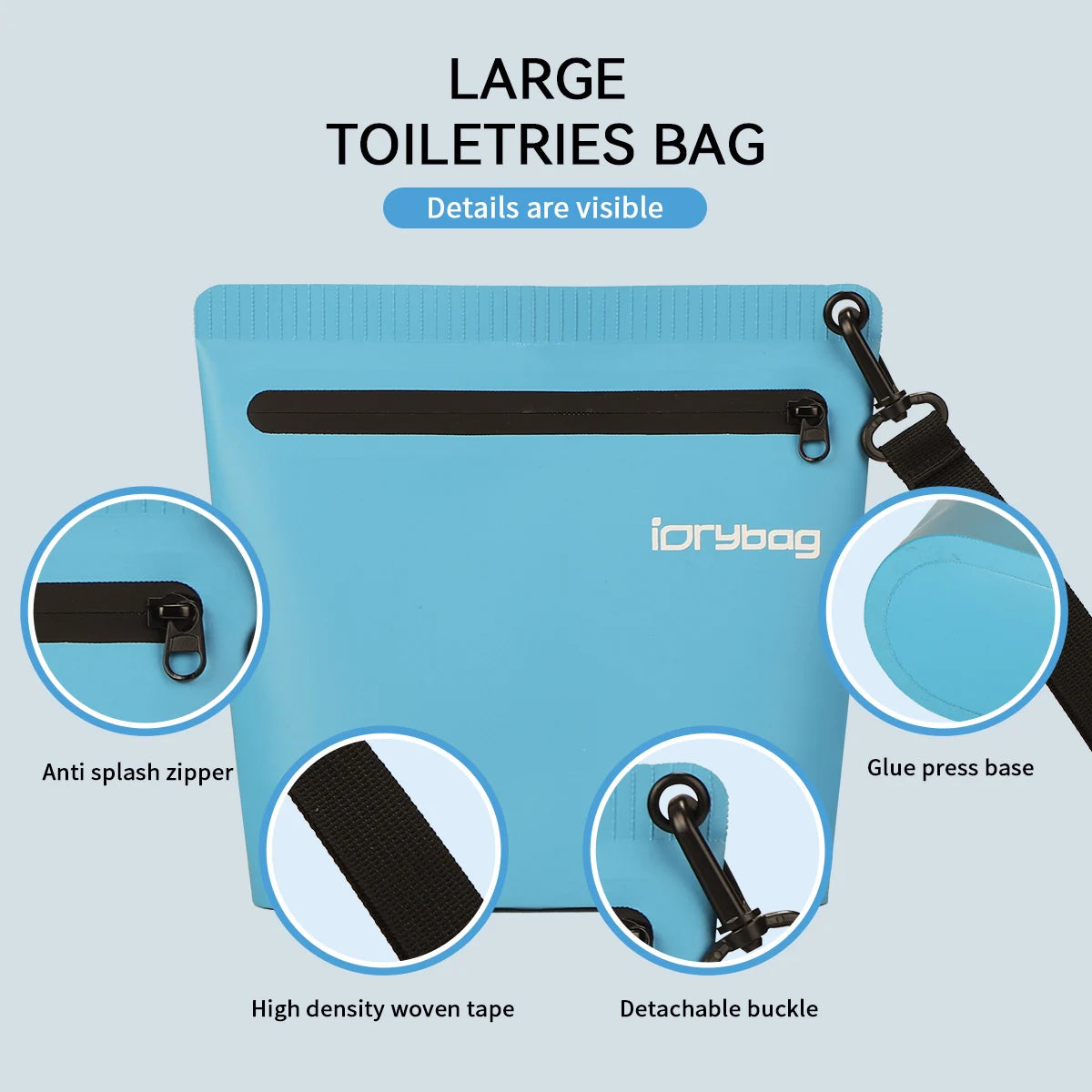 Waterproof Travel Dry Bag for Toiletries