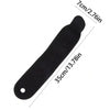 Black adjustable wrist support brace with a textured grip and marked dimensions.