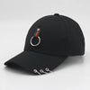 Classic Cotton Cap with Metal Ring Detail