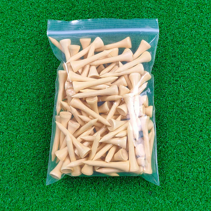 Natural Wood Golf Tees (100-Pack)