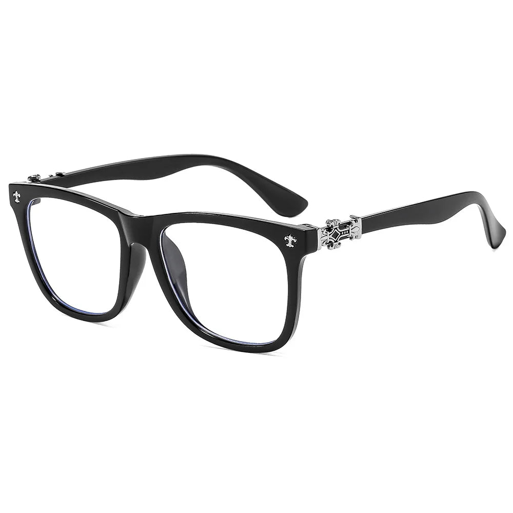Vintage Square Anti-Blue Light Glasses for Men and Women