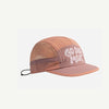 A light brown breathable quick-dry baseball cap with white text that reads GO ONE MORE