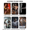 Scenes to be used for boxing training and taekwondo exercises featuring hand wraps.