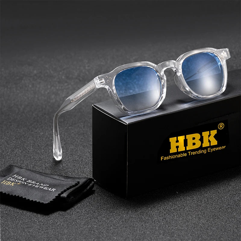 Retro Classic Square Frame Sunglasses with UV400 Protection