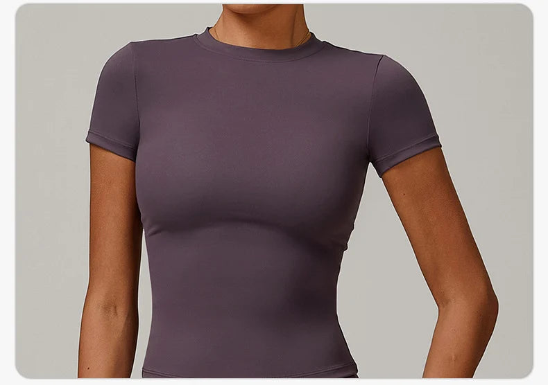 Women's Breathable Yoga & Fitness T-Shirt