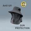 Wide Brim Bucket Hat with Neck Protection