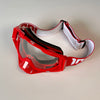 Classic Red Motorcycle Goggles with HD Lens