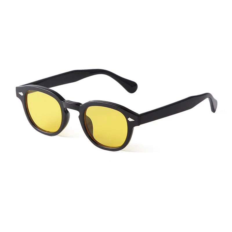 Retro Round Sunglasses with UV400 Protection