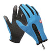 Touchscreen Warm Winter Gloves with Zipper Closure