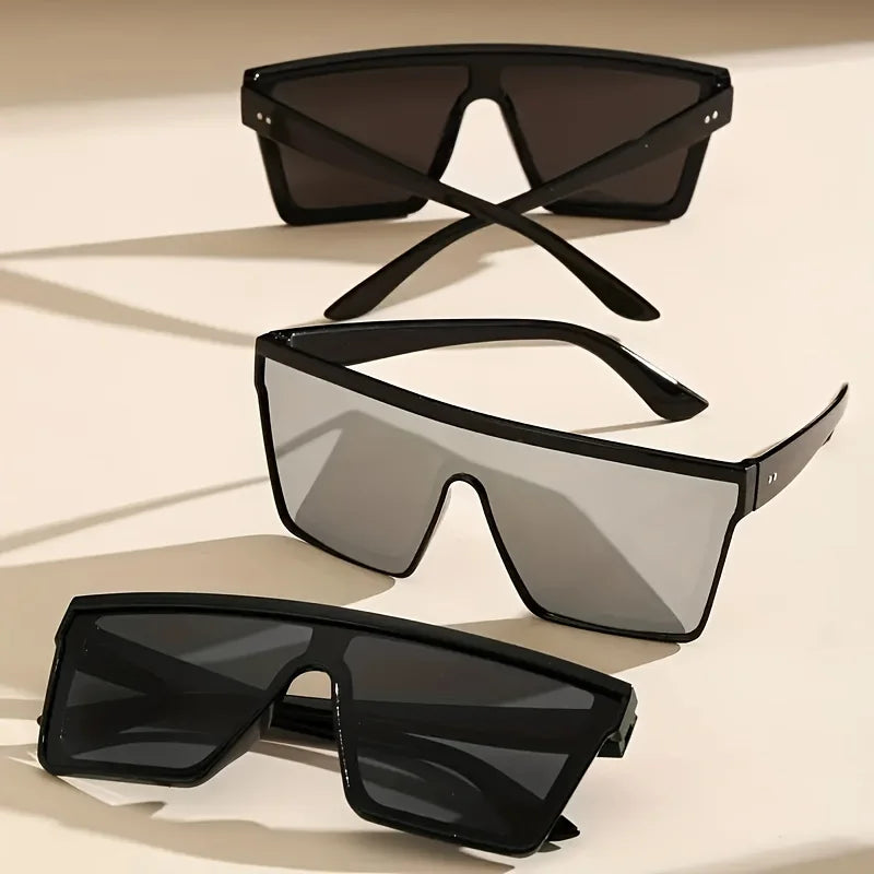 Oversized One-Piece Sunglasses for Men and Women