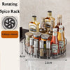 360° Rotating Acrylic Turntable Organizer for Spices, Condiments & More
