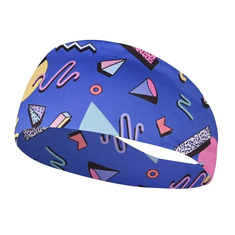 Fashion Print Cycling Yoga Headband