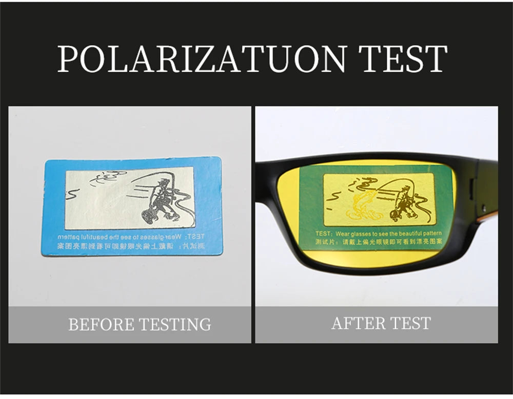 Polarized Night Driving Glasses with Yellow Tinted Lenses