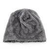 Vintage Letter Print Beanie Hat with Fleece Lining
