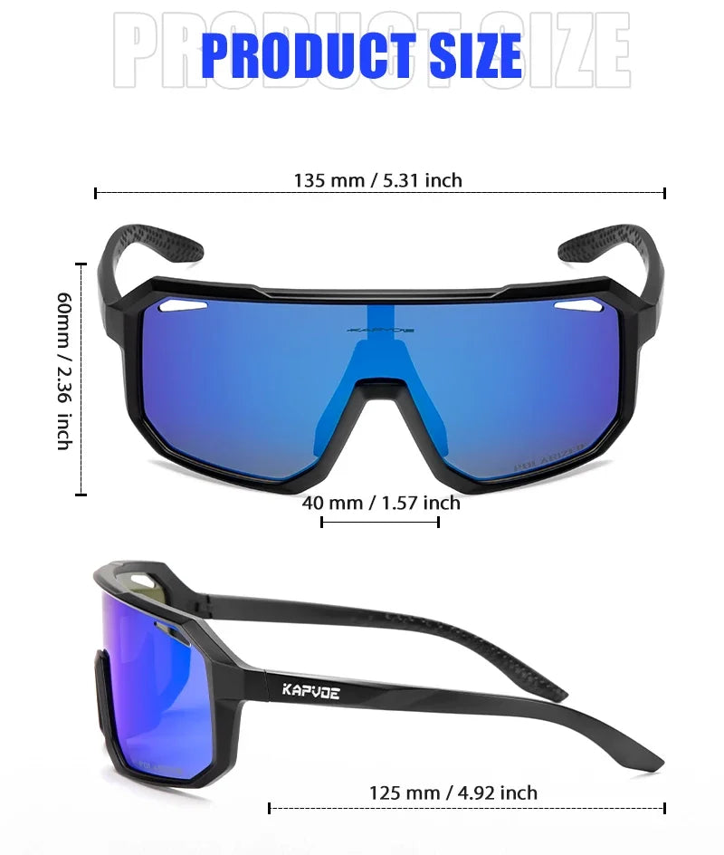 Polarized Cycling Sunglasses with UV400 Protection