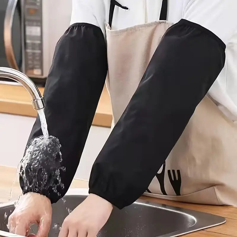 Waterproof Arm Sleeves (Pair) – Oil & Stain Resistant for Work and Daily Use