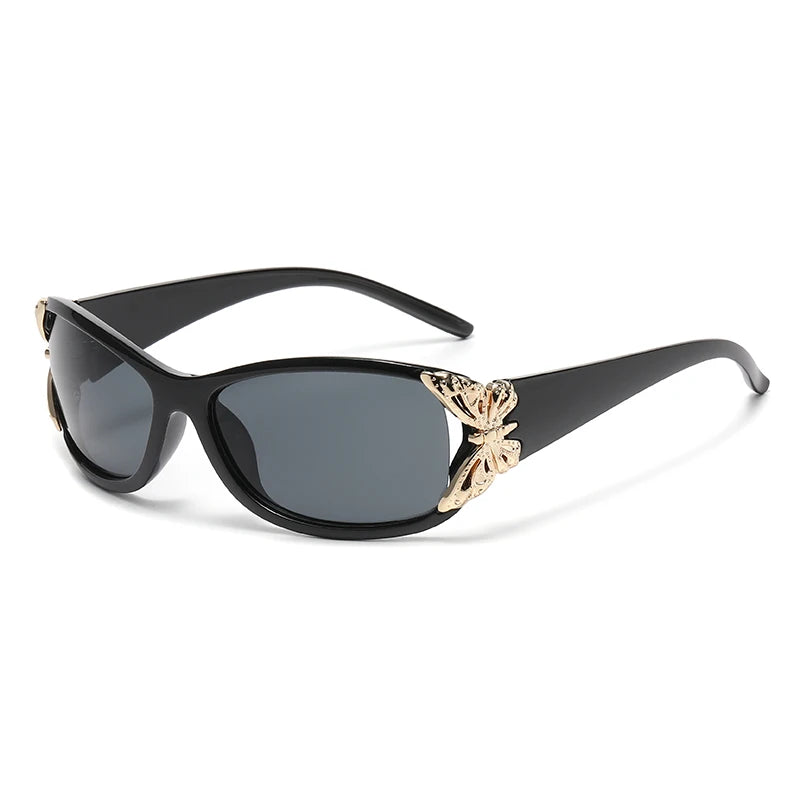 Butterfly Cat-Eye Sunglasses with UV400 Protection