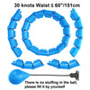 Adjustable Weighted Exercise Hoop for Core and Waist Toning