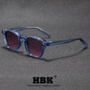 Retro Classic Square Frame Sunglasses with UV400 Protection