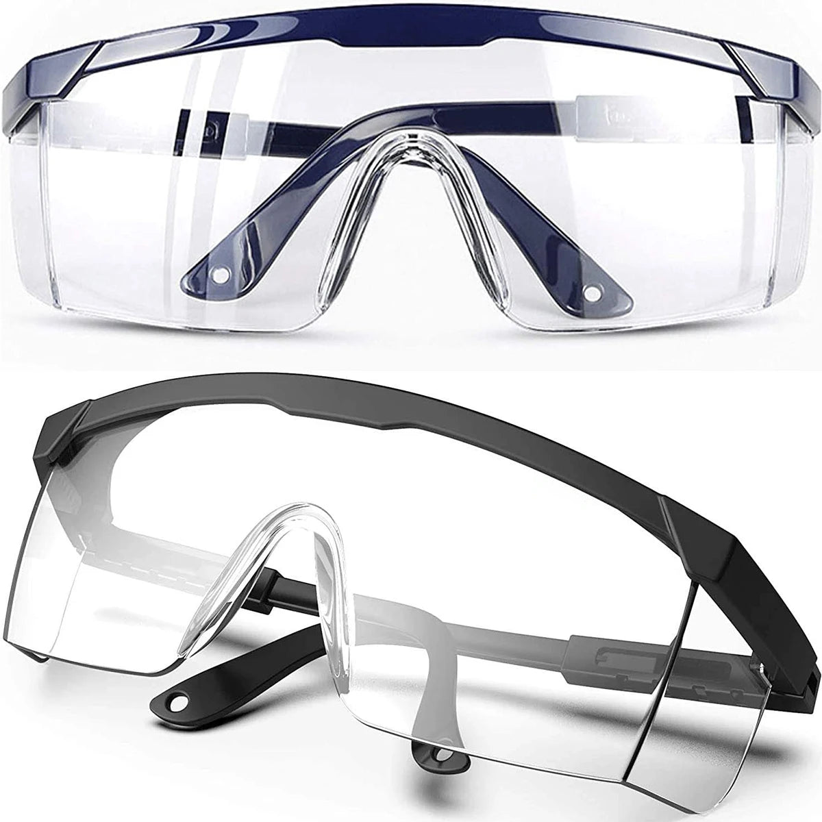 Anti-Splash Safety Glasses with Anti-Fog Coating (2-Pack)