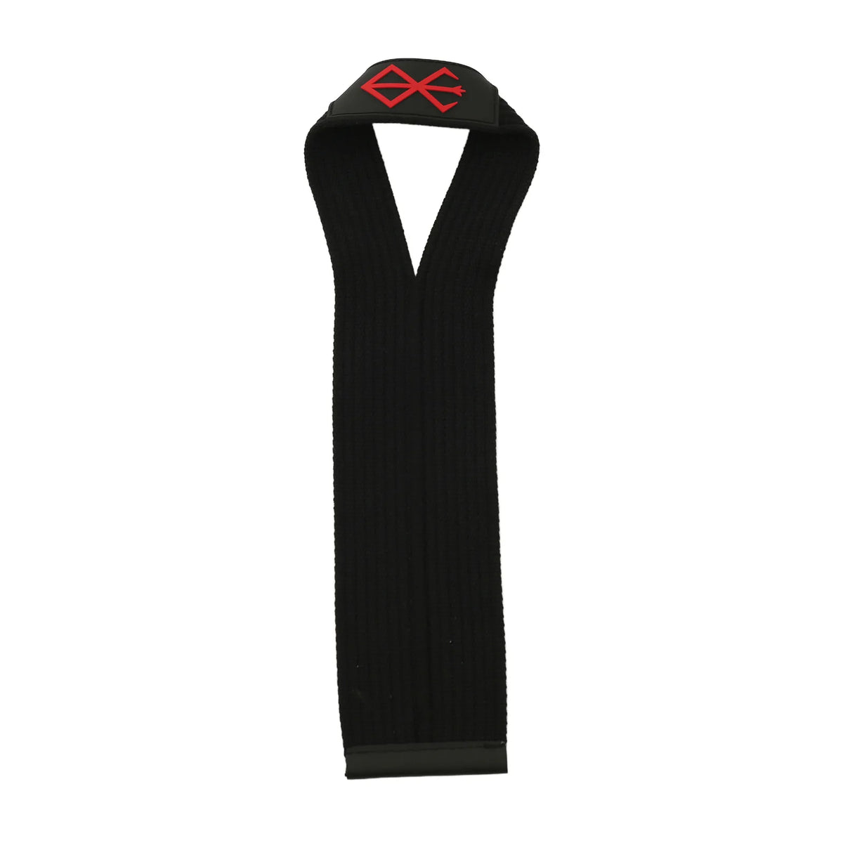 Wraps de poignet robustes noirs avec un logo rouge et blanc
