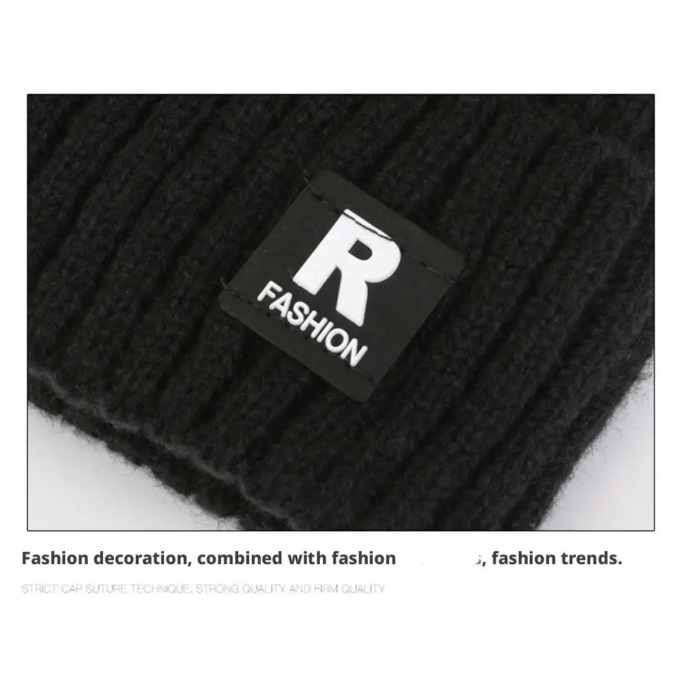 Fleece-Lined Knit Beanie for Men and Women