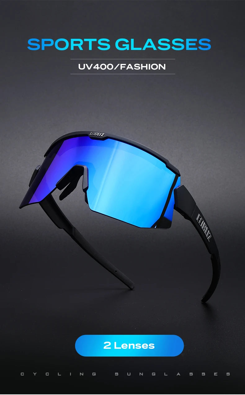 Breeze Cycling Sunglasses with 2 Interchangeable HD Lenses