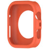 Coque de protection en silicone orange pour une Huawei Watch Fit 4 ou Pro.