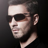 Rimless Polarized Sunglasses for Men | Lightweight Aluminum-Magnesium Frame with UV400 Protection