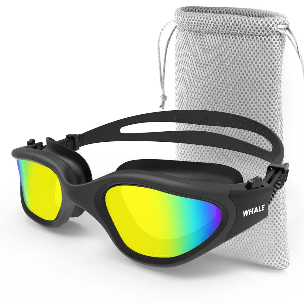 Polarized Anti-Fog Swimming Goggles for Adults