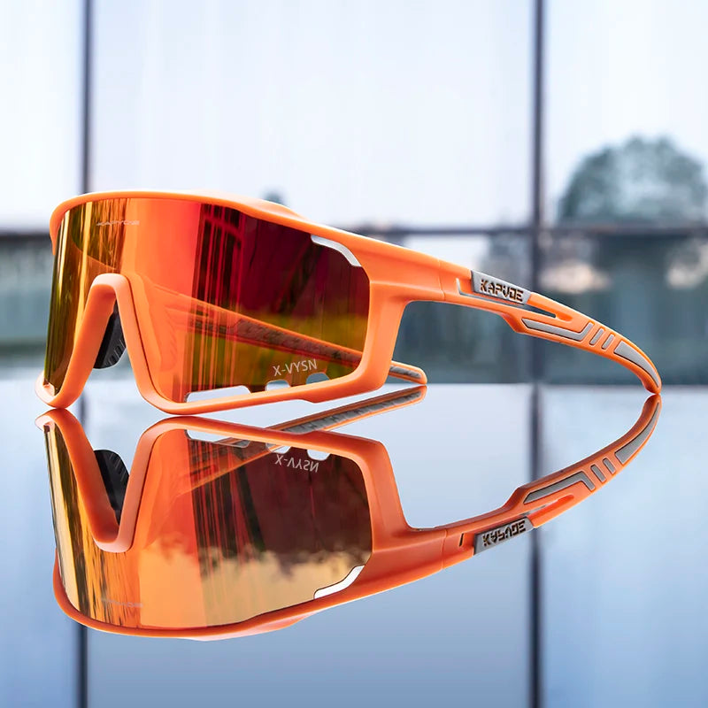TR90 Cycling Glasses with Interchangeable Lenses for Men and Women