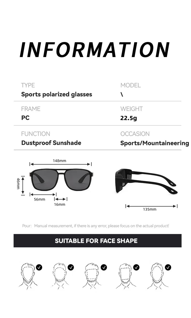 Polarized UV400 Sports Sunglasses for Men and Women
