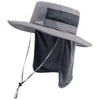 UPF 50+ Sun Protection Bucket Hat with Detachable Neck Flap