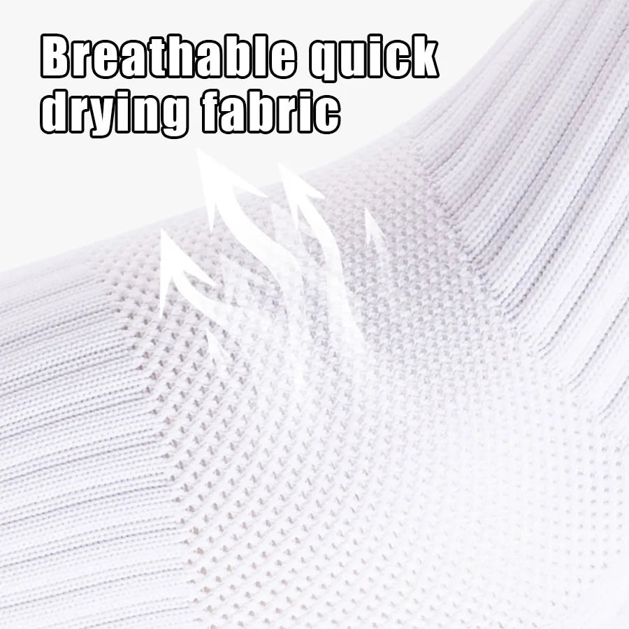 Close-up of white breathable quick-drying fabric texture with steam lines indicating moisture wicking.