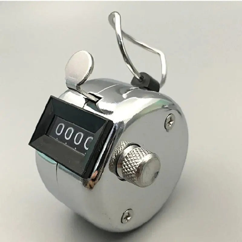 Stainless Steel Manual Tally Counter with Finger Ring
