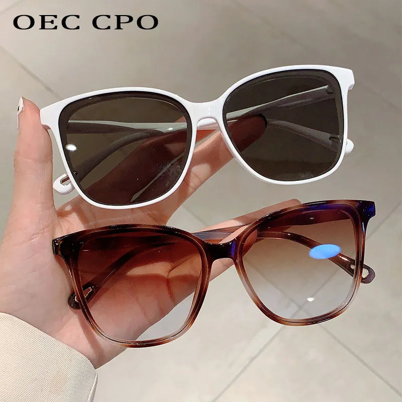 Retro Square Sunglasses with UV400 Protection