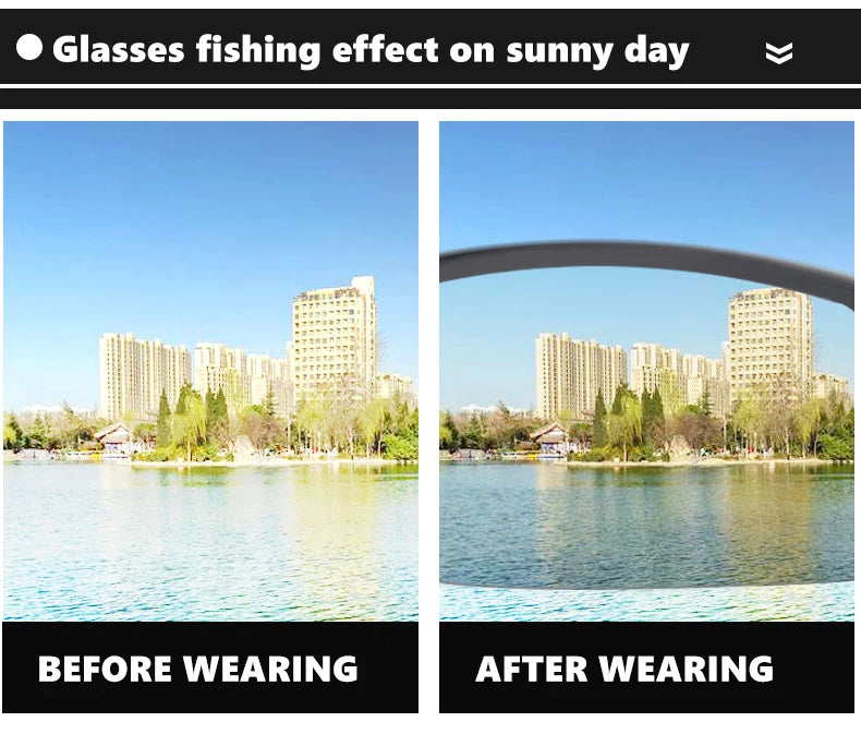Photochromic Polarized Sports Sunglasses with UV400 Protection