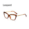 Vintage Cat-Eye Eyeglass Frames with Faceted Crystal Details
