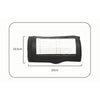 Black football training wrist guard with a clipboard cover shown flat.
