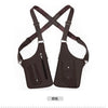 Vintage Leather Chest Bag for Men