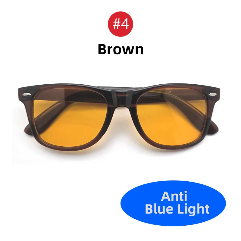 Square Blue Light Blocking Glasses for Men and Women