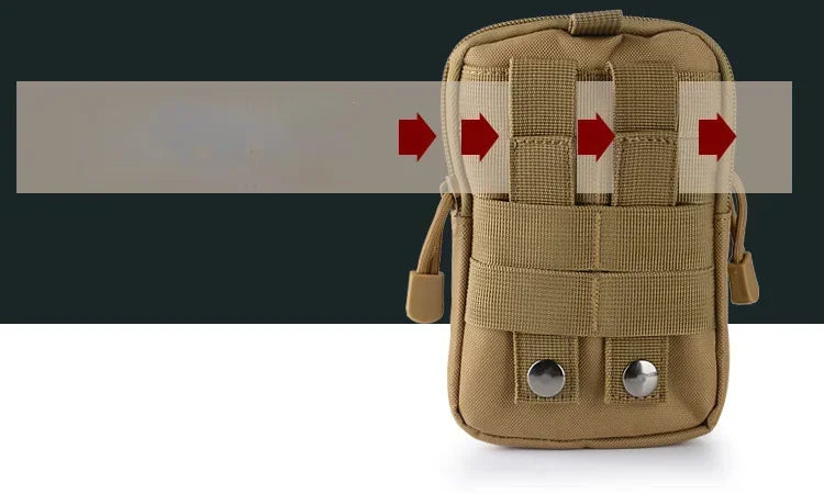 Multi-Layer Water-Resistant Waist Pack for Travel & Outdoor Activities