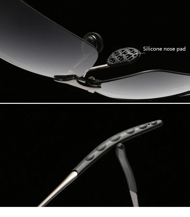 Photochromic Polarized Sunglasses with Alloy Frame