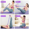 Resistance Band Leg Exerciser with Pedal Strap