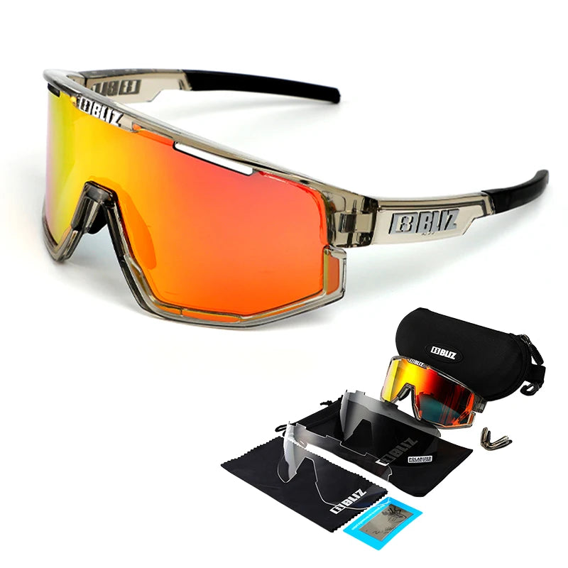 Fusion UV400 Cycling Sunglasses with 3 Interchangeable Lenses