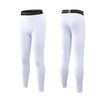 White men's compression leggings for athletic training shown from the front.