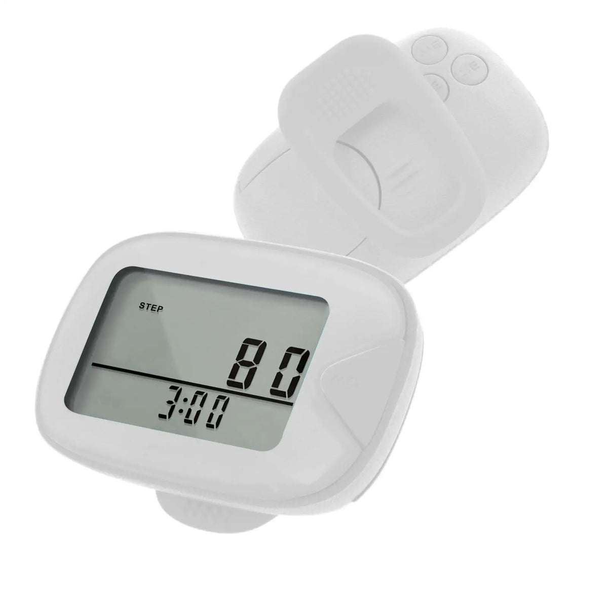 Clip-On Pedometer Step Counter with Memory